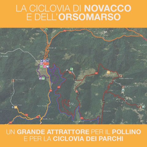 Ciclovia di Novacco e dell’Orsomarso. Un grande attrattore del Parco Nazionale del Pollino e della Ciclovia dei Parchi