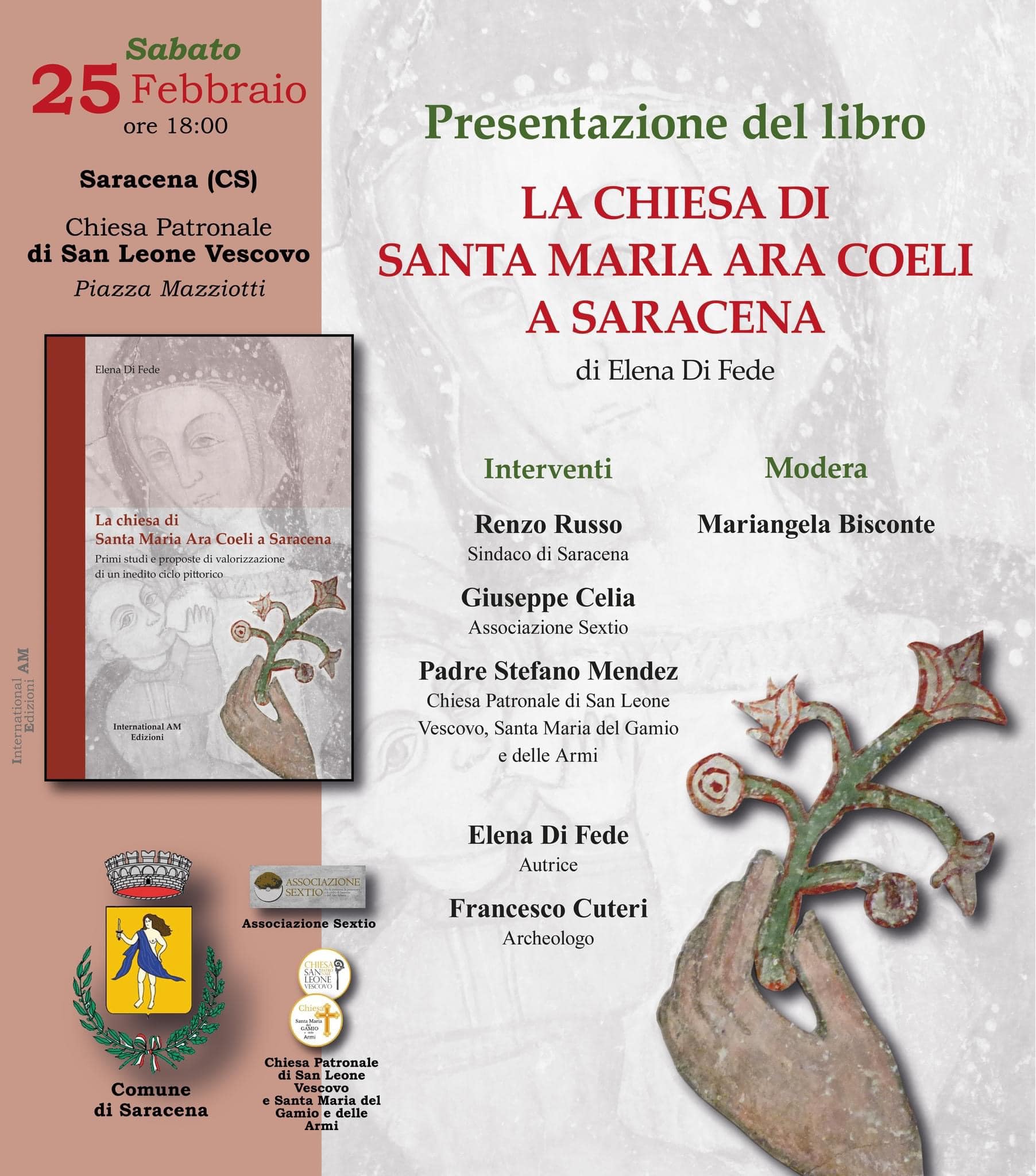 Presentazione del libro La Chiesa di Santa Maria Ara Coeli a Saracena