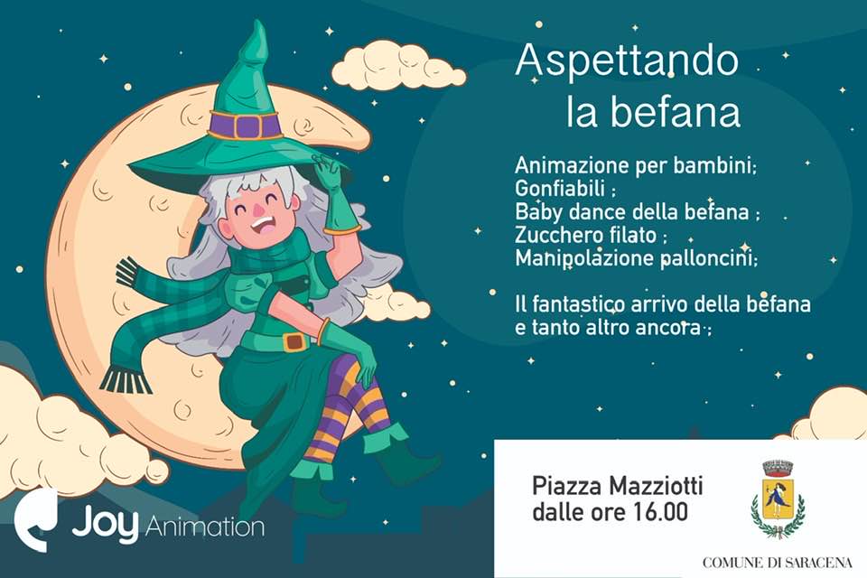 Quest’anno verrà a farci visita anche la Befana