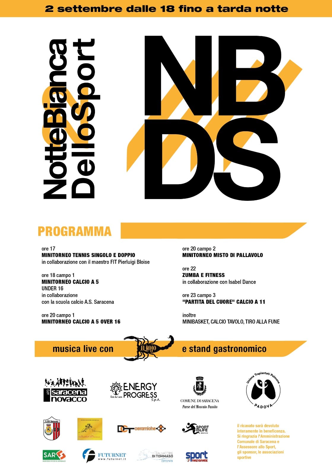 Torna la Notte bianca dello sport