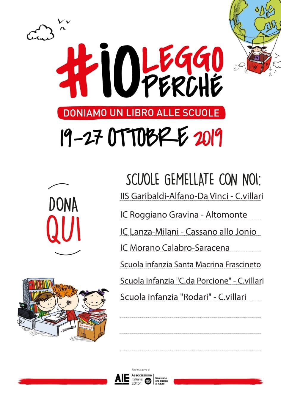 Una bella occasione per arricchire le biblioteche delle nostre scuole!