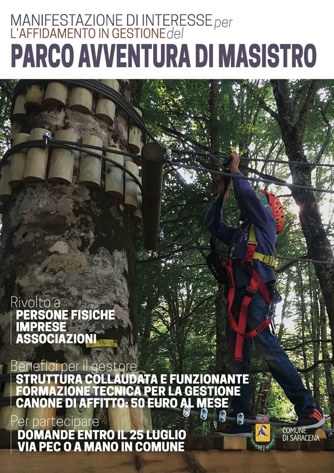 Parco avventura di Masistro, una grande opportunità per i giovani