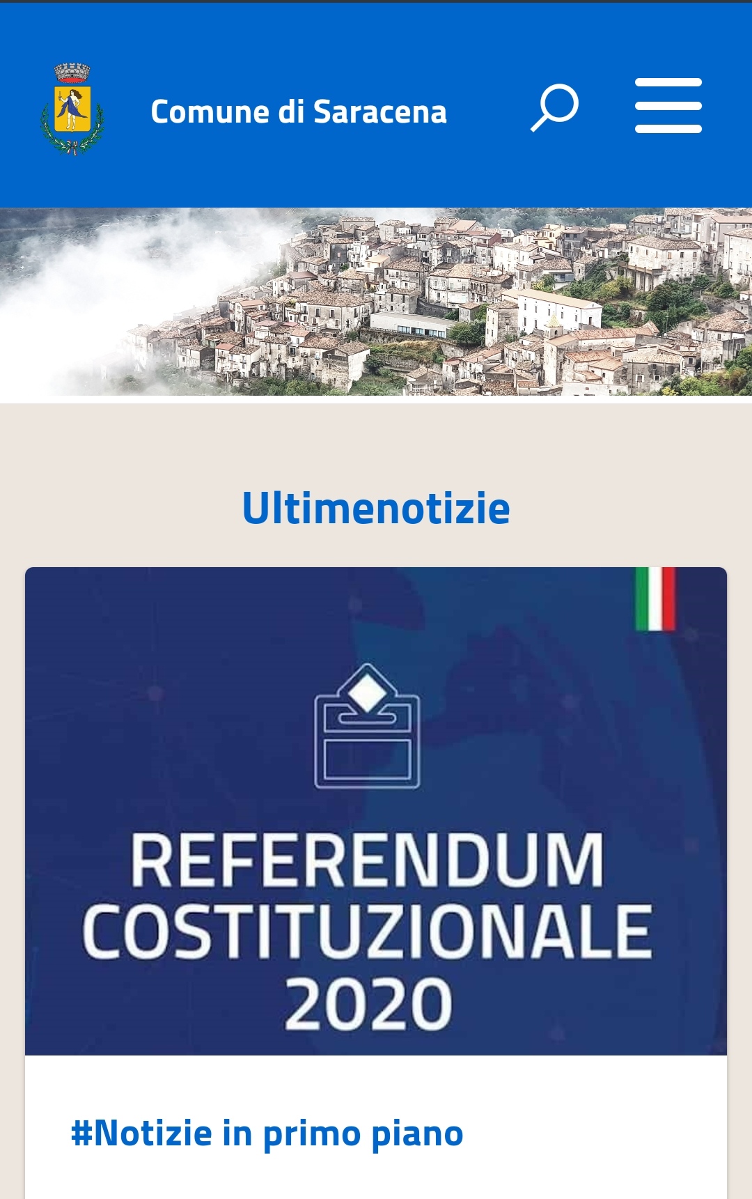 Referendum costituzionale 2020 - opzione di voto elettori temporaneamente all'estero