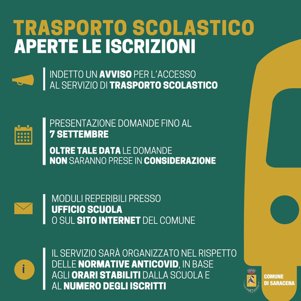 Trasporto scolastico in base alle normative anti contagio