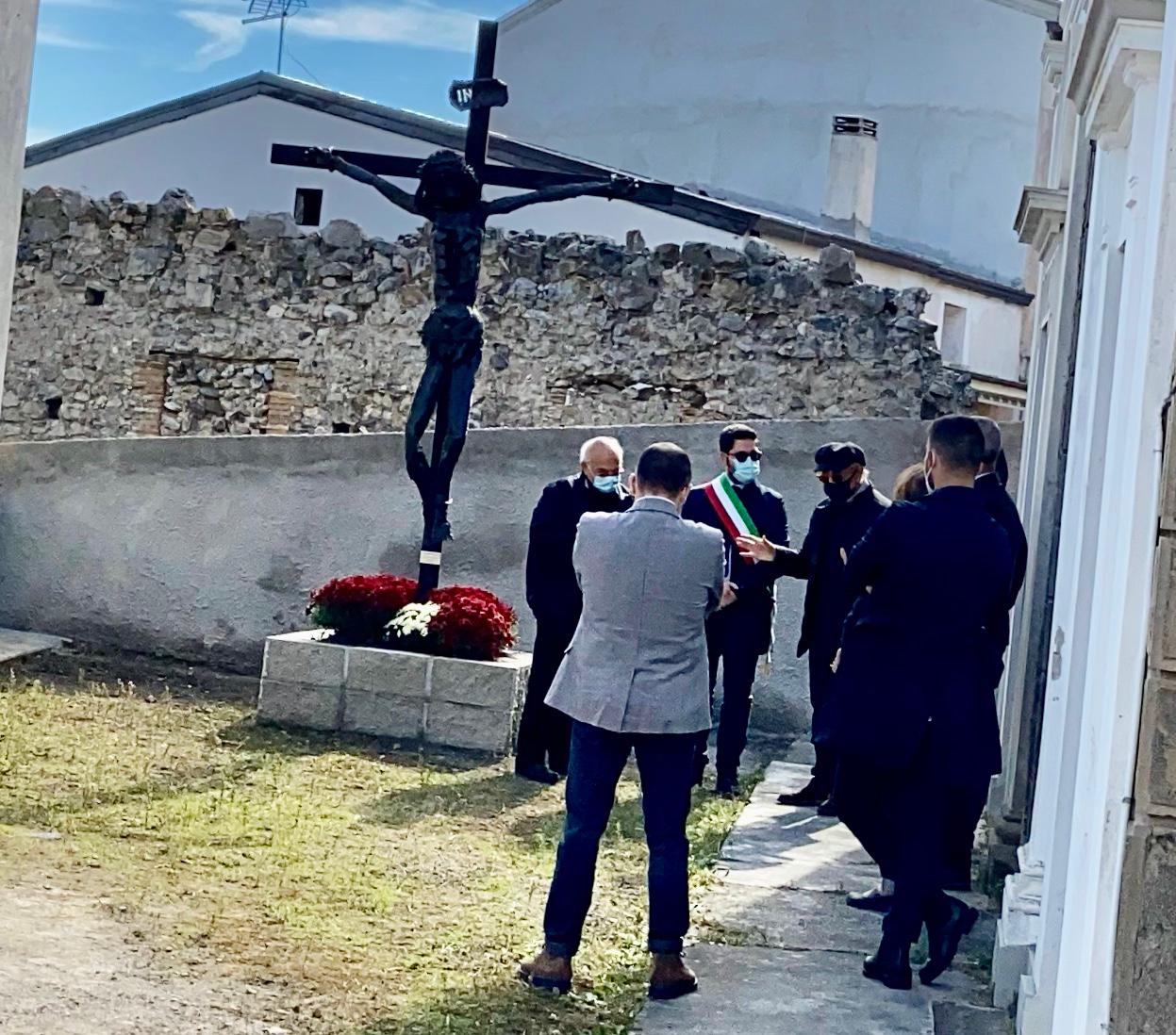 Saracena, installata l'opera donata da Mimmo Sancineto