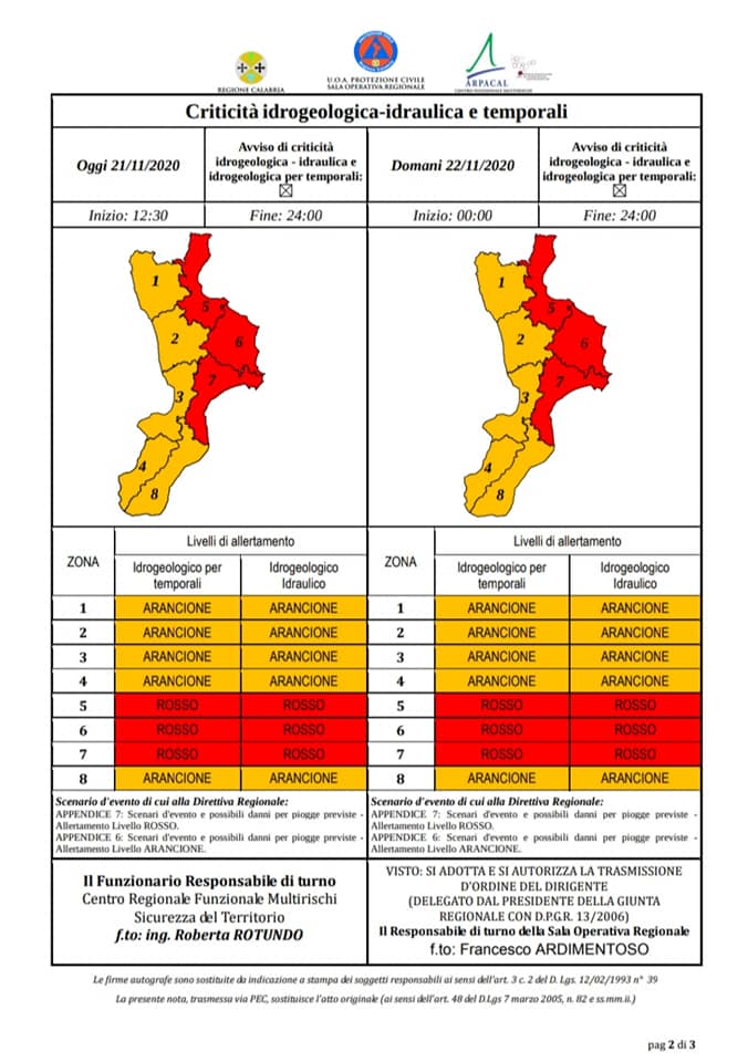 Attenzione - allerta meteo