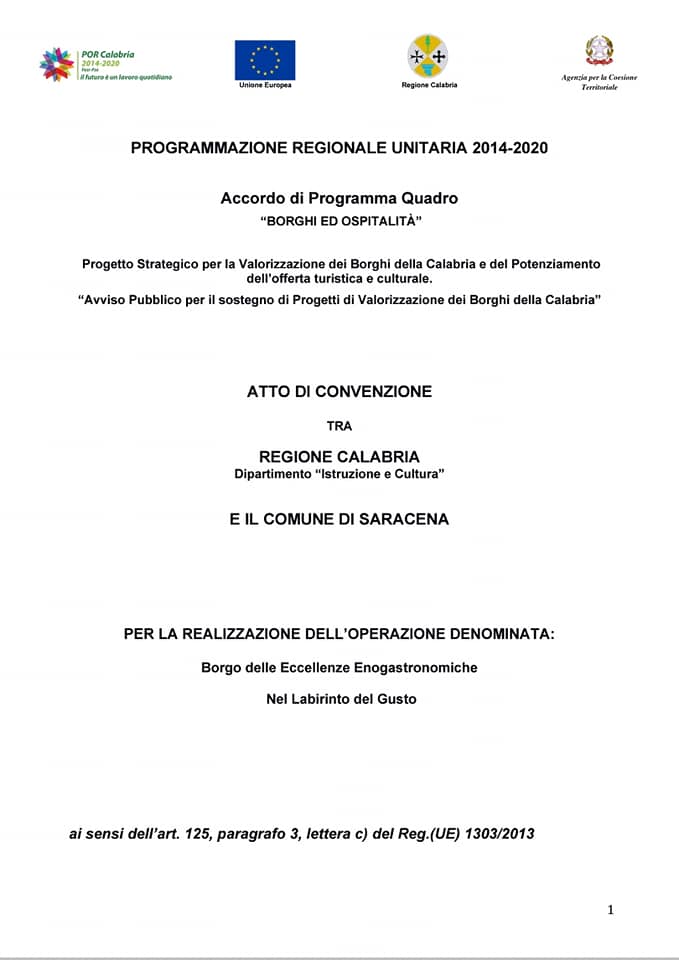 Borgo delle eccellenze enogastronomiche. Nel labirinto del gusto