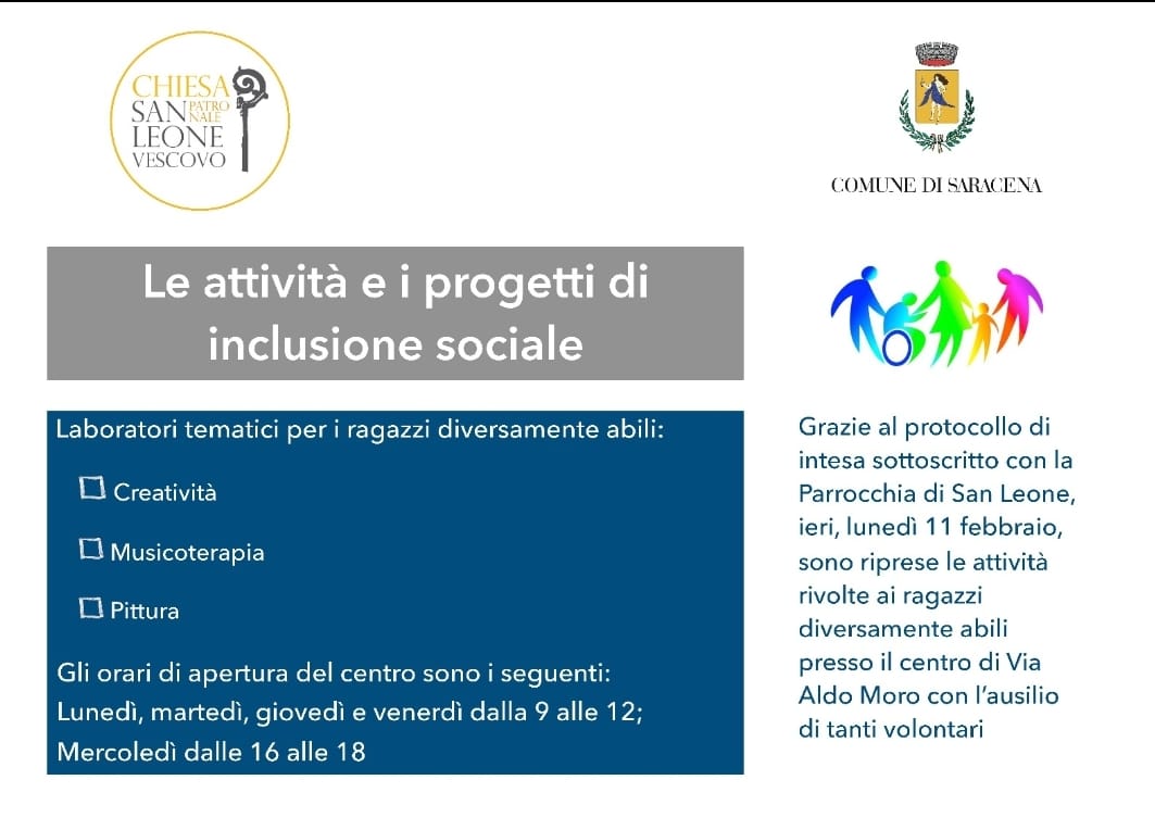 Progetti di inclusione sociale