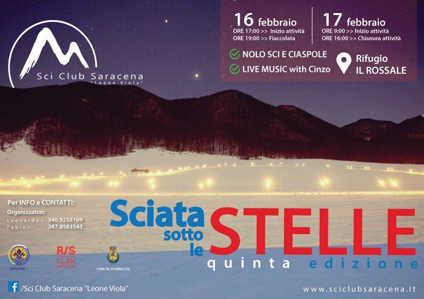 Sciata sotto le stelle. novacco accoglie gli appassionati degli sport invernali