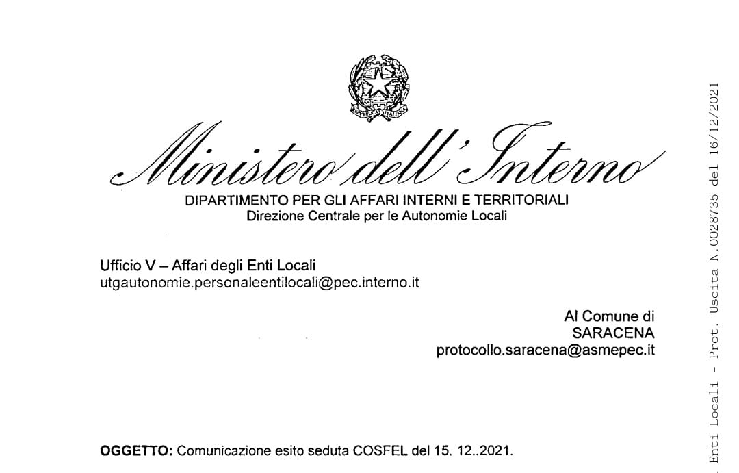 Luce verde per i nuovi concorsi programmati