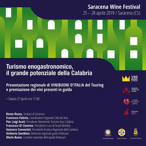 Il Saracena Wine Festival e ViniBuoni d'Italia. Oggi pomeriggio